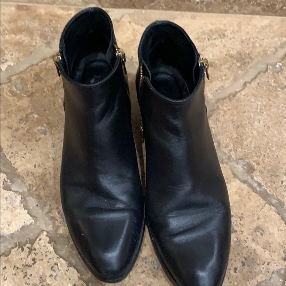 J Crew black booties